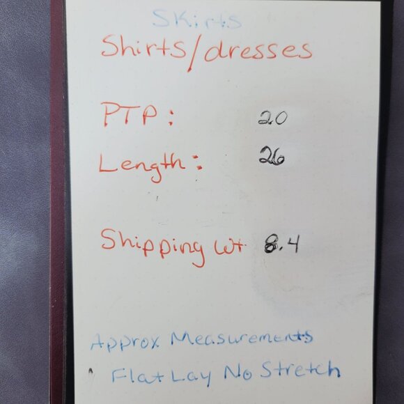 Croft & Barrow‎ Womens Blouse S Blue White Black Striped Geometric 3/4 Sleeve - Picture 8 of 11